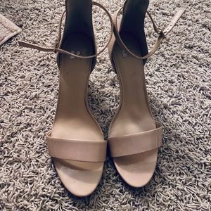 BP nude heel sandal